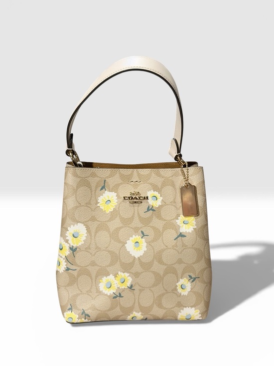 Coach Mollie Bucket Bag 22 in Signature Canvas with Daisy/Floral Print - Picture 2 of 15
